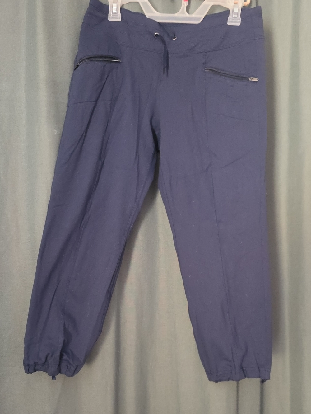 The Black Dog Navy Zip-Pocket Joggers